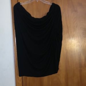 4XL SHEIN black mini skirt